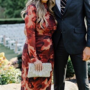 Floral Long Sleeve Dress